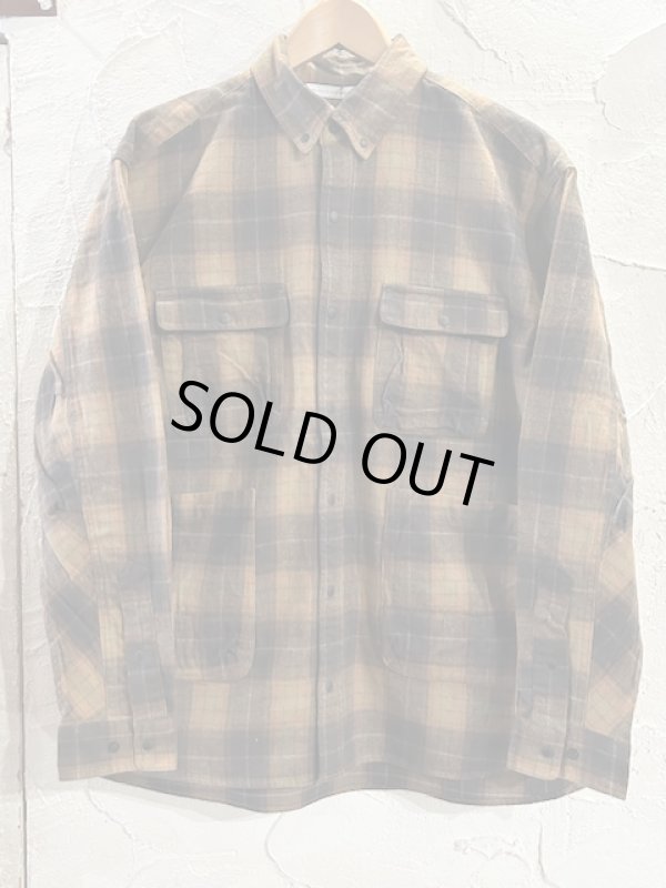 画像1: NANGA/FADE PLAID CAMP SHIRT  BROWN