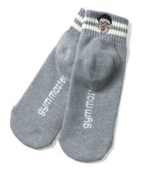 画像: GYMMASTER/HAPPY EMBROIDERY SHORT SOX  GRAY