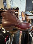 画像3: (DEAD STOCK) WHITES BOOTS/SEMI DRESS FRENCH CALF  BURGUNDYxBROWN