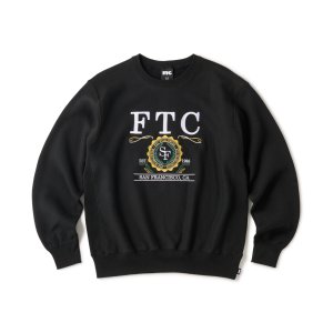 画像: FTC/UNIVERSITY CREW NECK  BLACK