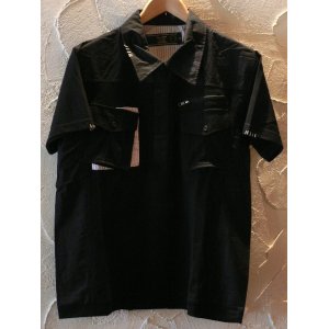 画像: ☆SALE 80%OFF☆ BREATH/切り替え POLO  BLACK