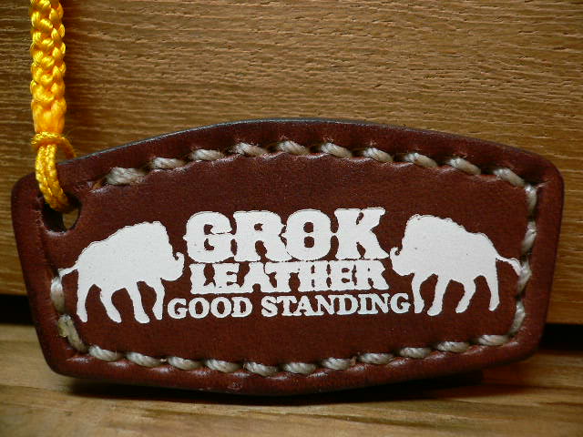 画像: GROK LEATHER/GL NETSUKE  DARK BROWN