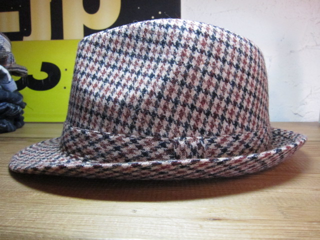 画像: COREFIGHTER/TWEED HAT BROWNCHECK