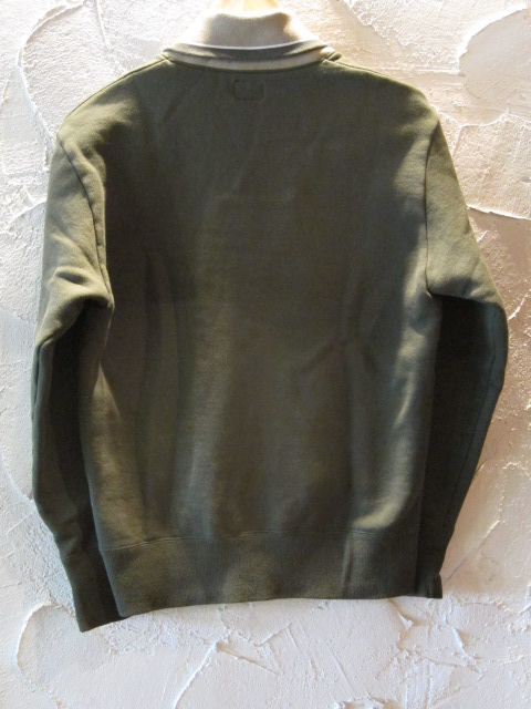 画像: RATS/CROSS NECK L/S SWEAT  KHAKI