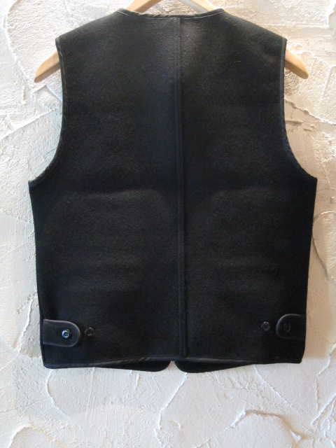 画像: RATS/MELTON VEST  BLACK