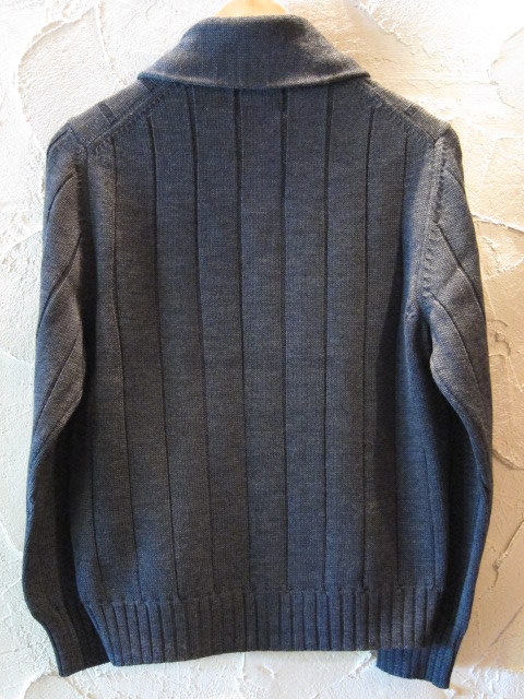 画像: RATS/SHAWL COLLAR CARDIGAN  CHARCOAL