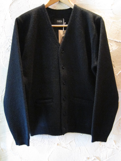 RATS/MOHAIR CARDIGAN BLACK