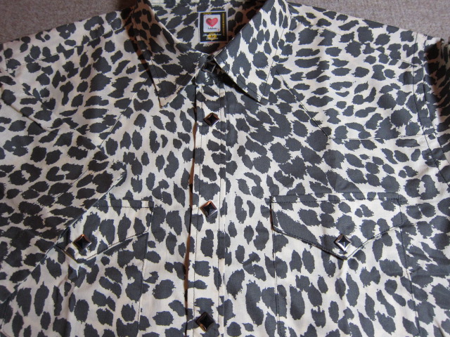 画像: BELAFONTE/LEOPARD WESTAN SHIRTS S/S  BEIGE