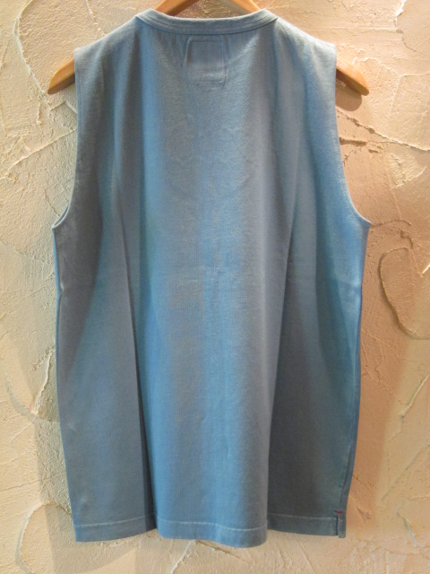 画像: ☆SALE 60%OFF☆ GO WEST/NO SLEEVE PATCH TEE BAD  BLUE(SAX)