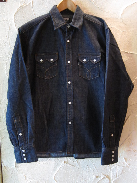 RATS/DENIM WESTERN SHIRTS INDIGO RATS