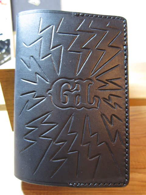 GROK LEATHER/NEW NOTE BOOK COVER S CARVING BLACK GROK LEATHER