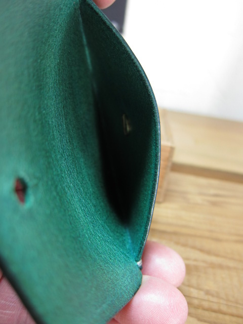 画像: GROK LEATHER/HALF MOON COIN CASE  GREEN