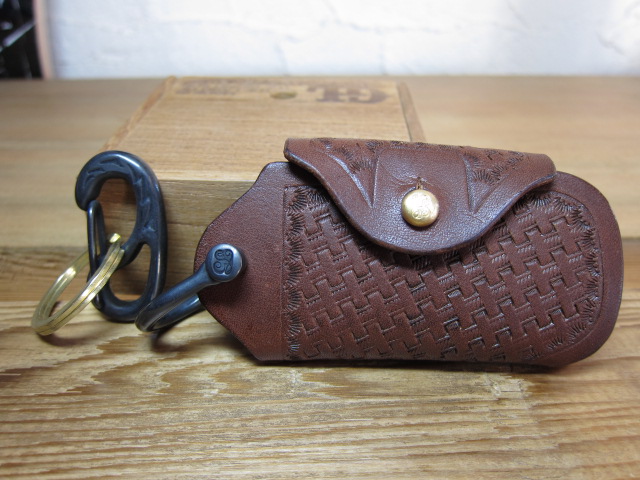 画像: GROK LEATHER/KEY COVER ELECT BASKET CHOCOxBLACK