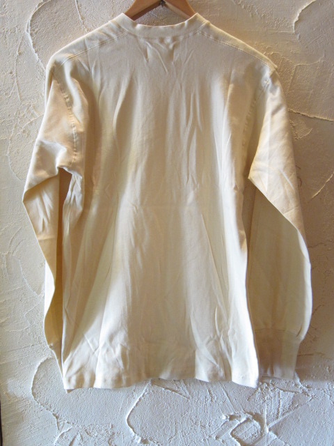 画像: SURPLUS/US TYPE HENLEY NECK L/S T  NATURAL