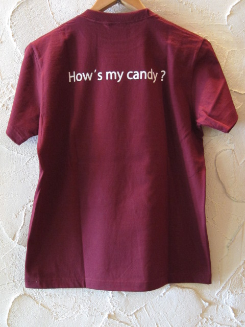 画像: INTERFACExFeelFORCE/CANDY S/S TEE  BURGUNDY