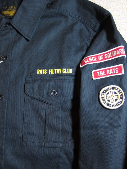 画像: RATS/R/F CLUB SHIRTS  NAVY