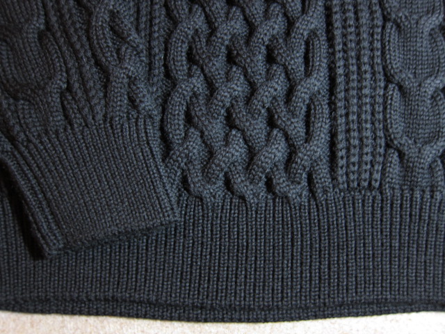 画像: RATS/ALAN KNIT SWEATER  BLACK