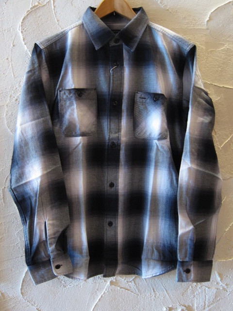 VINTAGE EL/NELL CHECK WORK SH BLACK