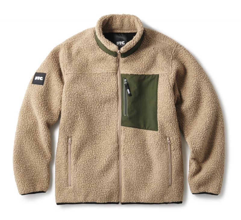 FTC/SHERPA FLEECE KHAKI - FeelFORCE