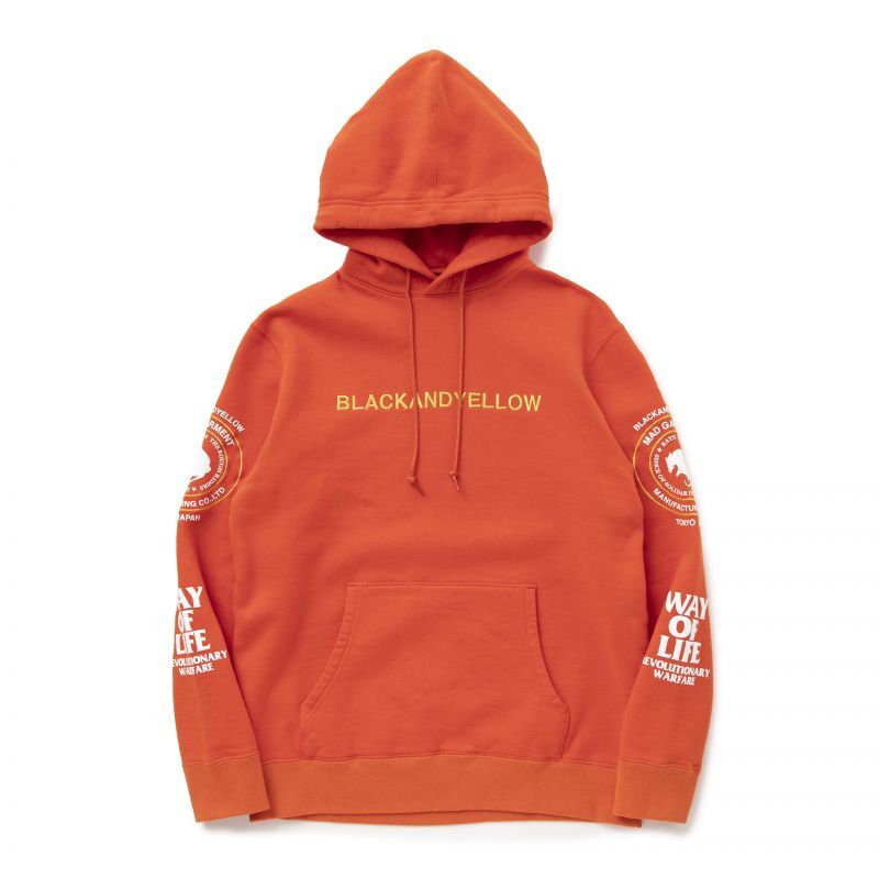 RATS/MC HOODIE ORANGE RATS