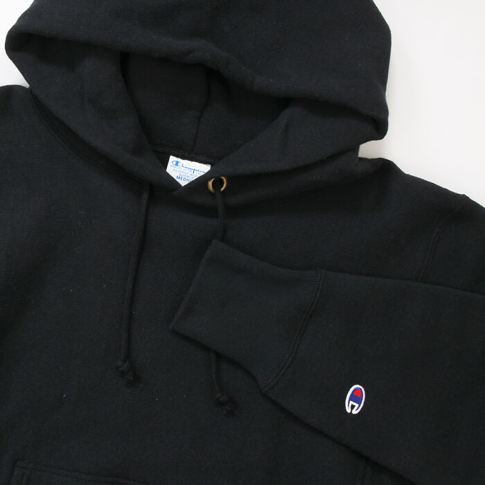 画像2: CHAMPION/REVERSEWEAVE HOODDED SWEAT SHIRT PARKA  BLACK