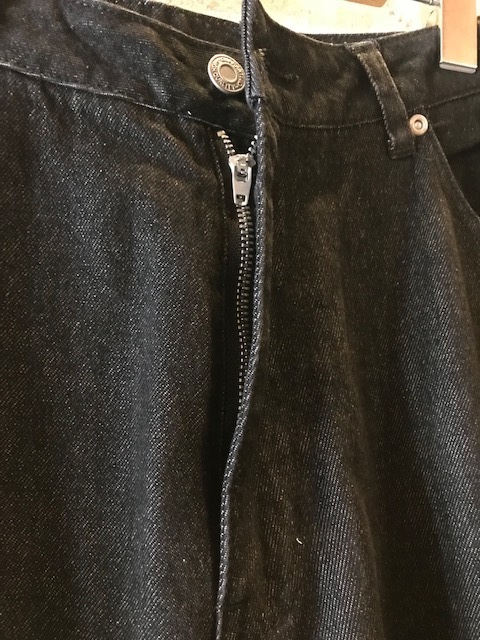 画像4: HAL HAM/DENIM BAGGY PANTS  BLACK