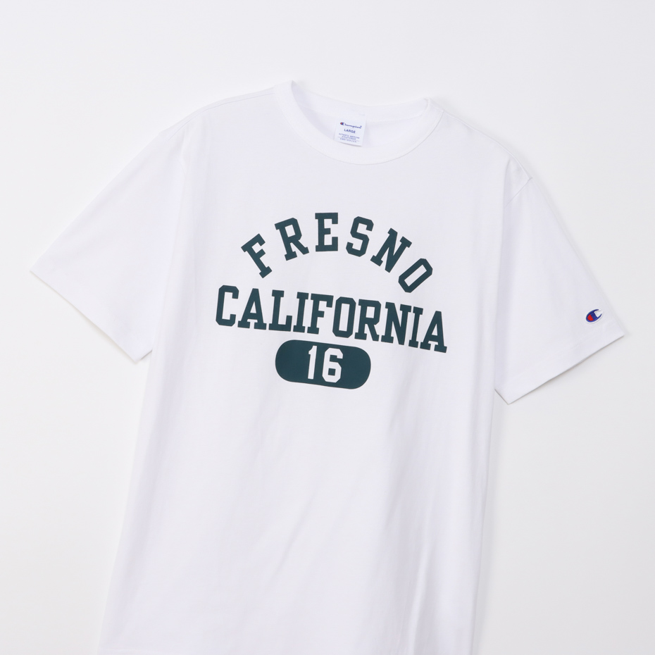 画像2: CHAMPION/SHORT  SLEEVE T CALIFORNIA  WHITE