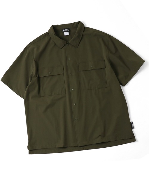 画像1: GYMMASTER/COMFY NYLON SHIRT  OLIVE 