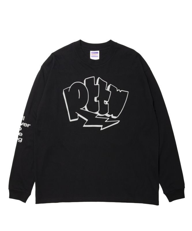 画像1: ROTTWEILER/GRAFFITI  LOGO LS T  BLACK