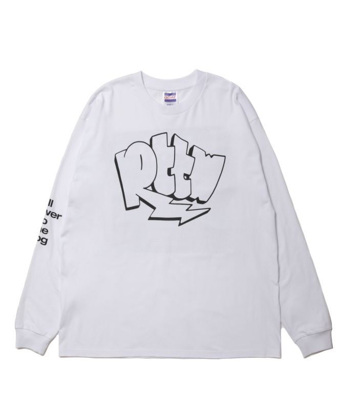 画像1: ROTTWEILER/GRAFFITI  LOGO LS T  WHITE