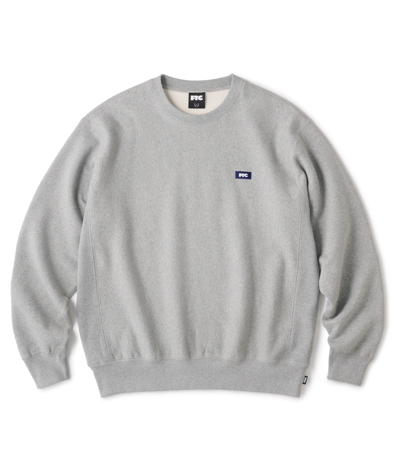 画像1: FTC/SMALL BOX LOGO CREWNECK   GRAY