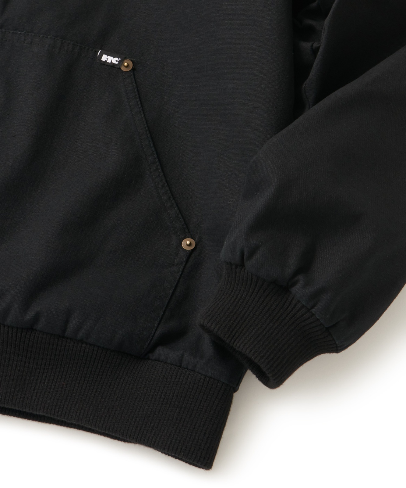 画像3: FTC/WASHED CANVAS HOODED JACKET  BLACK