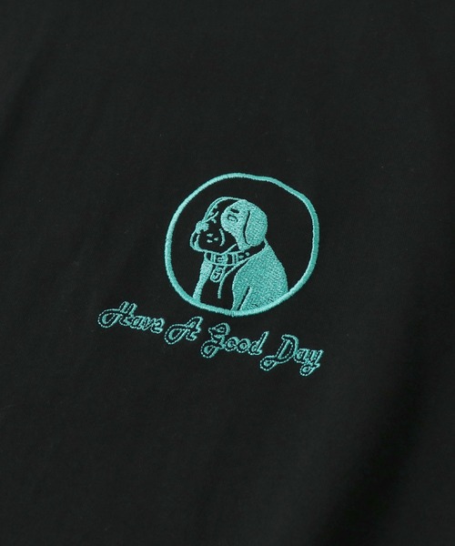 画像5: GYMMASTER/GOOD DAY EMBROIDERY LS T  BLACK