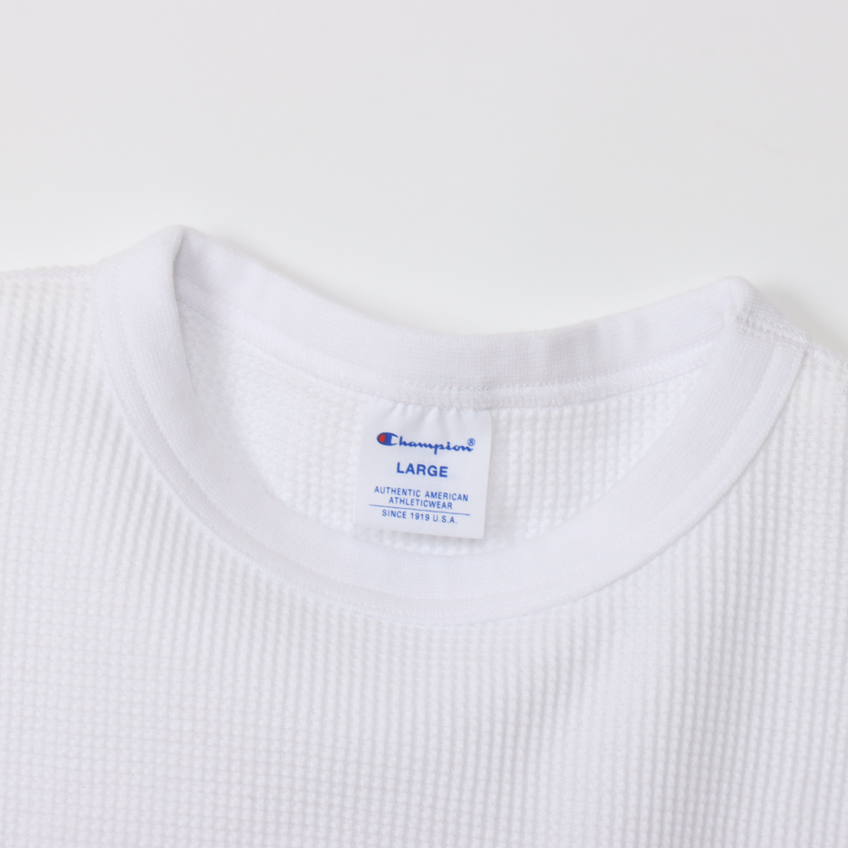 画像4: CHAMPION/LONG SLEEVE T WAFFLE  NAVY