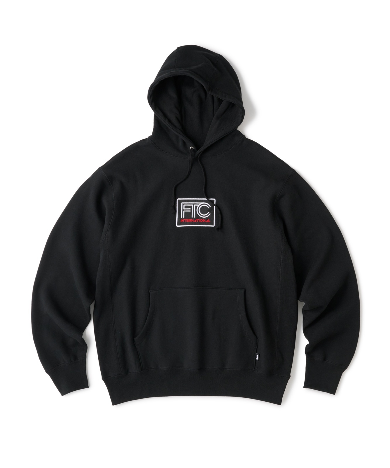 画像1: FTC/CORP PULLOVER HOODY  BLACK