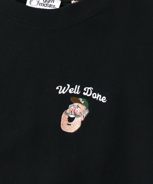 画像4: GYMMASTER/WELL DONE EMBROIDERY SWEAT  BLACK