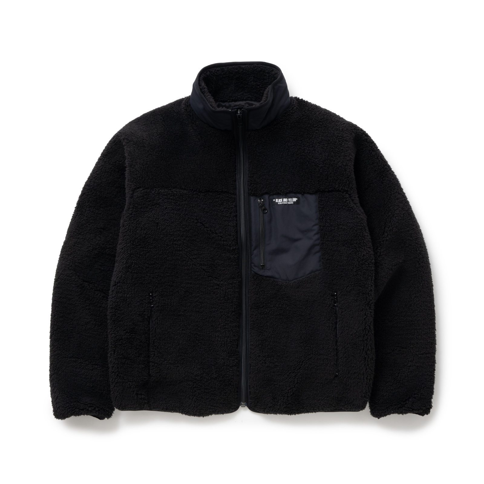 画像1: RATS/ZIP FLEECE  BLACK