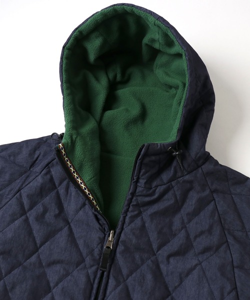 画像5: GYMMASTER/REVERSIBLE 60/40xFLEECE HOOD JKT  BLACK