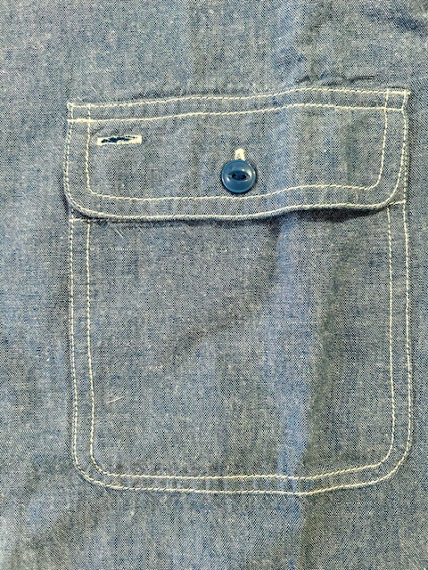 画像4: VINTAGE EL/CHAMBRAY SHIRTS  BLUE