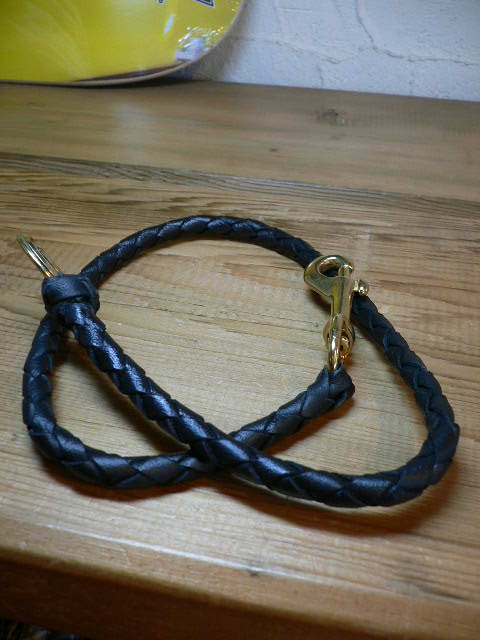 画像: AKER/LEATHER WALLET LEASH  BLACK