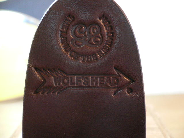 画像: GROK LEATHER/BOOT TAN COVER  WOLF'S HEAD  CHOCOLATE