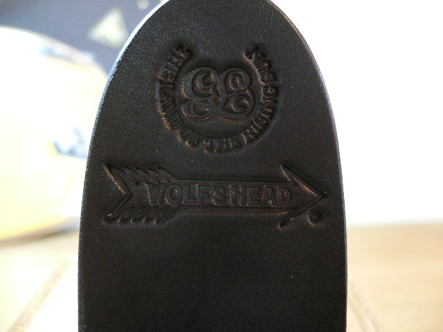 画像: GROK LEATHER/BOOT TAN COVER  WOLF'S HEAD  BLACK